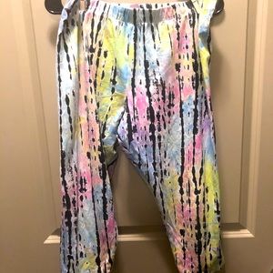 Colorful Capri yoga pants